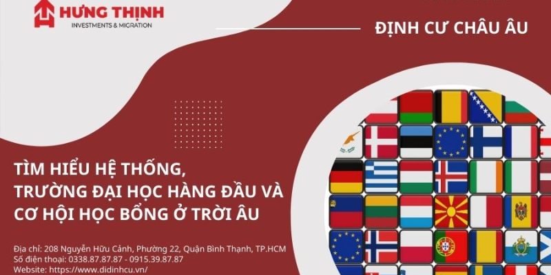 Tìm hiểu hệ thống, trường đại học hàng đầu và cơ hội học bổng ở trời Âu