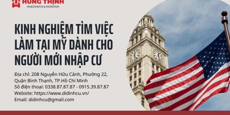 Tìm hiểu cách thức tìm việc làm tại Mỹ cho người mới nhập cư