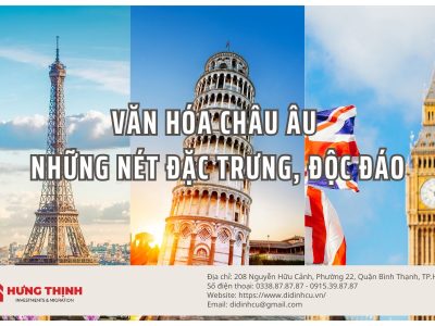 Văn Hóa Châu Âu Và Những Nét Đặc Trưng, Độc Đáo