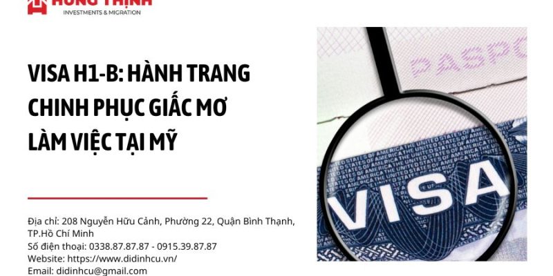 Visa H1B giấc mơ sự nghiệp tại Mỹ với cơ hội làm việc hợp pháp