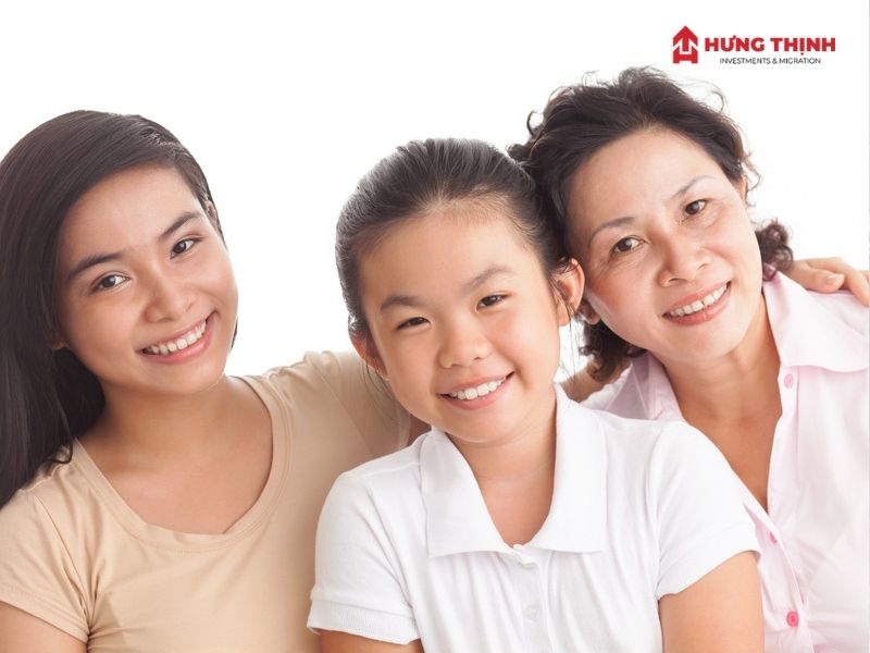 Bảo lãnh định cư Mỹ diện mẹ con