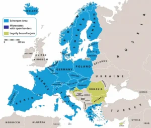 Tác động của việc Síp không thuộc khối Schengen đối với người nhập cư năm 2025 6 Tổng quan về khối Schengen và vị trí của Síp trong EU