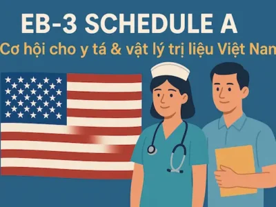 EB-3 Schedule A: Cơ hội cho y tá & vật lý trị liệu Việt Nam trong 2025