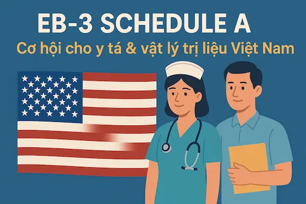 EB-3 Schedule A: Cơ hội cho y tá & vật lý trị liệu Việt Nam trong 2025