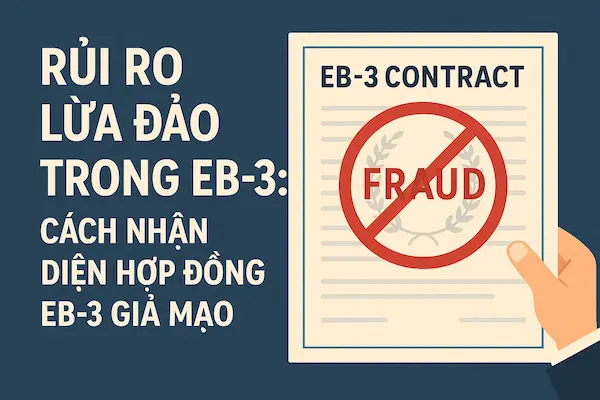 Rủi ro lừa đảo trong EB-3: Cách nhận diện hợp đồng giả & công ty ảo 8 Cách nhận diện hợp đồng EB-3 giả mạo