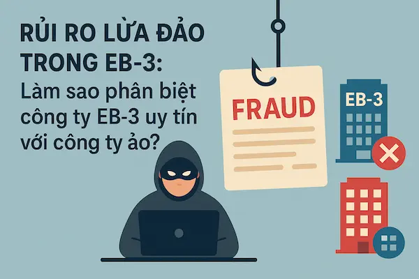 Rủi ro lừa đảo trong EB-3: Cách nhận diện hợp đồng giả & công ty ảo 9 Làm sao phân biệt công ty EB-3 uy tín với công ty ảo?