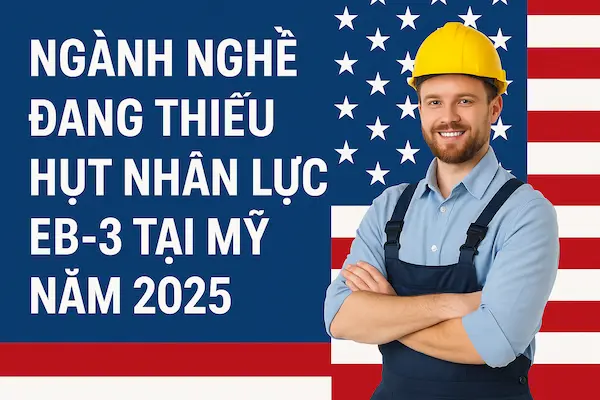 Nhu cầu nhân lực EB-3 tại Mỹ 2025: Ngành nghề nào đang “khát” lao động EB-3? 9 Ngành nghề đang thiếu hụt nhân lực EB-3 tại Mỹ năm 2025