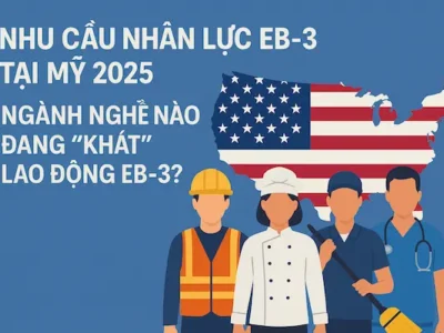 Nhu cầu nhân lực EB-3 tại Mỹ 2025: Ngành nghề nào đang “khát” lao động EB-3?