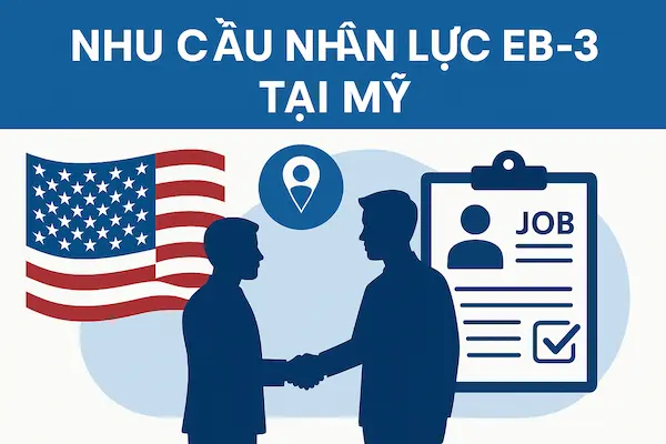 Nhu cầu nhân lực EB-3 tại Mỹ 2025: Ngành nghề nào đang “khát” lao động EB-3? 6 Nhu cầu nhân lực EB-3 tại Mỹ