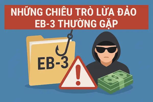 Rủi ro lừa đảo trong EB-3: Cách nhận diện hợp đồng giả & công ty ảo 7 Những chiêu trò lừa đảo EB-3 thường gặp