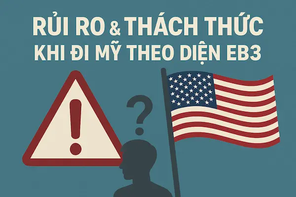 Có nên đi Mỹ theo diện EB3? Toàn cảnh cơ hội & thách thức 2025 9 Rủi ro & thách thức khi đi Mỹ theo diện EB3