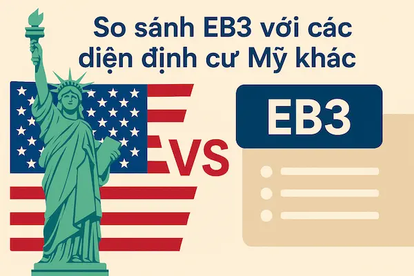 So sánh EB3 với các diện định cư Mỹ khác