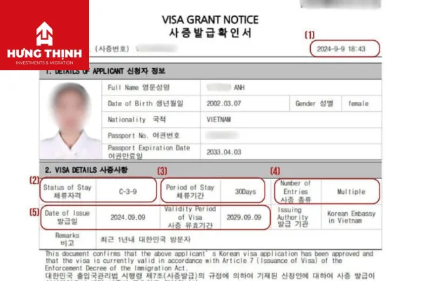 Hướng dẫn cách kiểm tra visa hàn quốc mới nhất 2026 8 Điền thông tin vào hồ sơ xin Visa Hàn