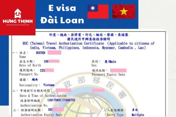E-visa Đài Loan là gì? 