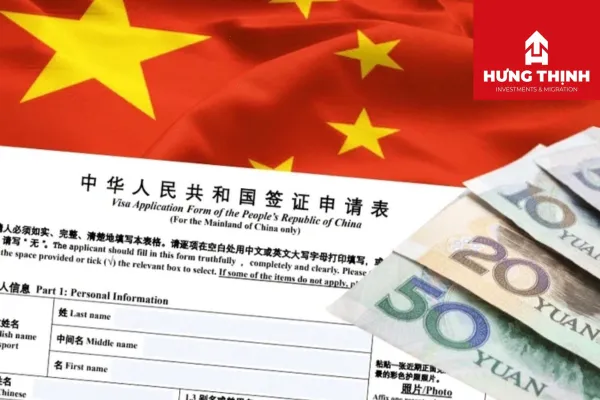 Chi phí làm visa Trung Quốc