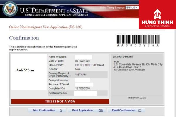 Quy trình gia hạn visa Mỹ